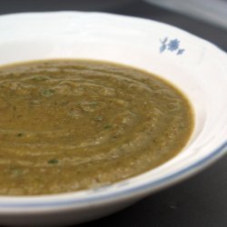 Creamy Asparagus Soup With Mushrooms