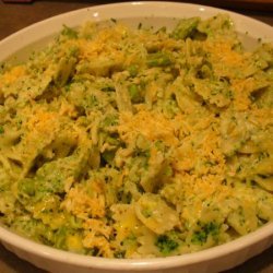 Bow Tie Pasta/Green Vegetables in Buttermilk Sauce