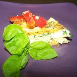 Nan's Potato, Pepper  and Onion Frittata