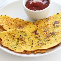 Savory Chickpea Flour Pancakes