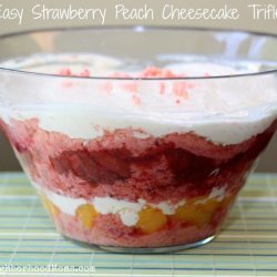 Peach & Strawberry Trifle