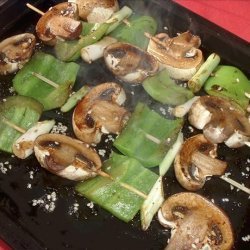 Korean Mushroom Kebabs