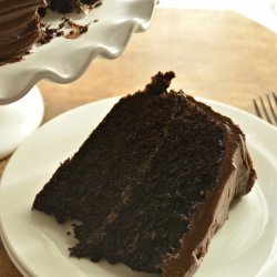 Sour Cream Fudge Cake