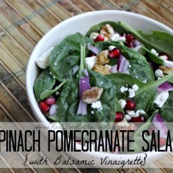 Pomegranate Spinach Salad