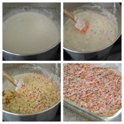 Cake Batter Rice Krispies Treats