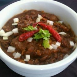 Blazing Smoked Steak Chili