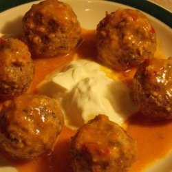 Buffalo Meatballs in a Sweet & Spicy Orange Sauce
