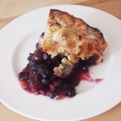 Cherry Blueberry Pie