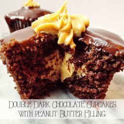 Peanut Butter Filled Chocolate Cupcakes