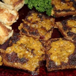 Cheese and Sun-Dried Tomato on Cocktail Rye Bread