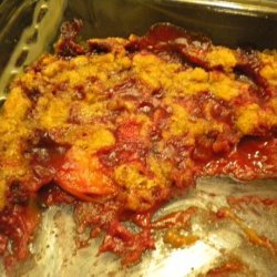 Peach-Rasperry-Strawberry Crisp