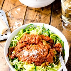 Spaghetti With Zucchini Sauce