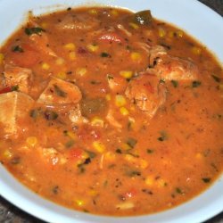 Southwestern Chicken Corn Chowder