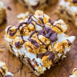 Caramel Corn Chocolate Bars