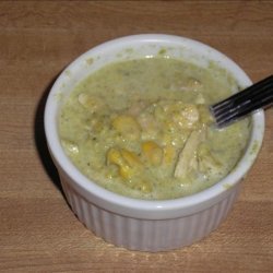 Chicken Corn Chowder With Poblanos