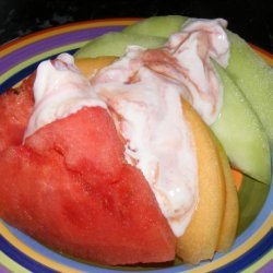 Melon Trio With  Lime & Yogurt (21 Day Wonder Diet : Day 1 )