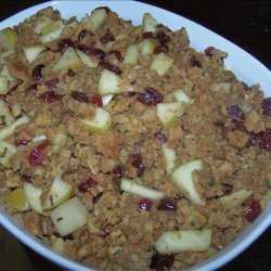 Apple Cranberry Pecan Stuffing