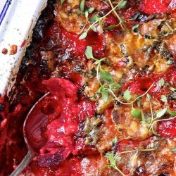 Potato and Beetroot Gratin