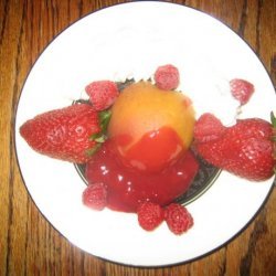 Half-Moon Bay Poached Plums