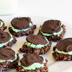 Fudgy Mint Cookies