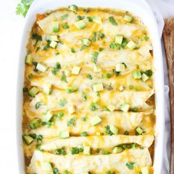 Cheese and Green Chile Enchiladas