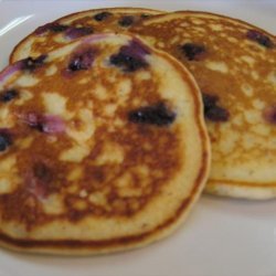 Gluten-Free Lemon-Blueberry Pancakes