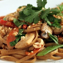 Peanut Noodles With Chicken