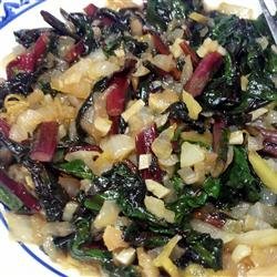 Sweet and Spicy Swiss Chard