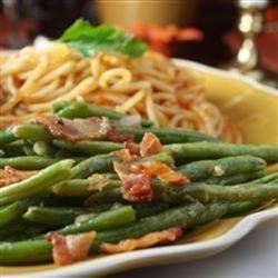 Green Beans With Shallot Dressing