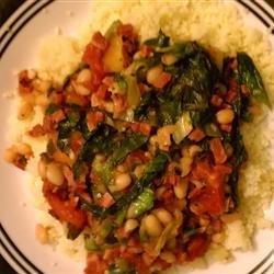 Super Filling Cannellini Bean and Escarole Dish