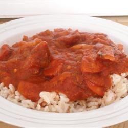 Portuguese Chourico, Beans, and Rice