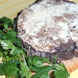 Cornmeal-Crusted Black Bean Burger