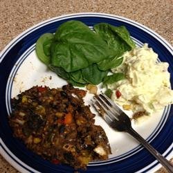 Black Bean Vegetarian Meat Loaf