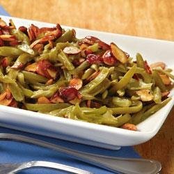 Toasted Almond Green Beans