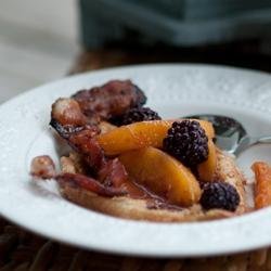 Spiced Blackberry and Peach Compote