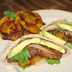 Mushroom Patacone Pita