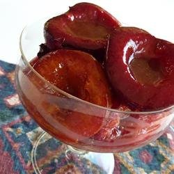 Spicy Oven-Roasted Plums