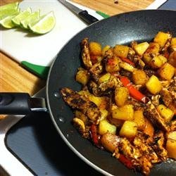 Chicken Pineapple Fajitas