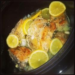 Slow Cooker Lemon and Thyme Chicken