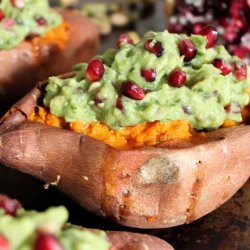 Pomegranate Sweet Potatoes