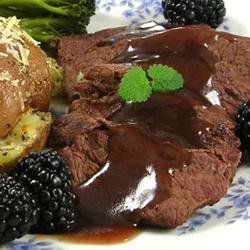 Venison with Blackberry Wine Sauce