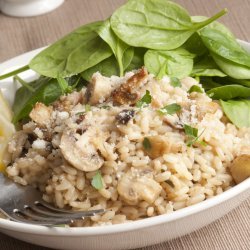 Spinach Mushroom Risotto