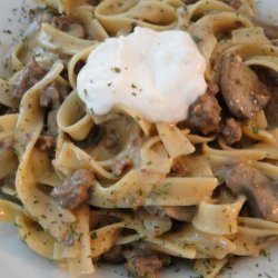 'glop' Aka Quick Beef Stroganoff