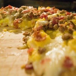 Breakfast Pizza - Delicious!