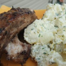 Sweet Tea Ribs With Lemony Potato Salad