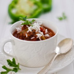 Stuffed Green Pepper Soup