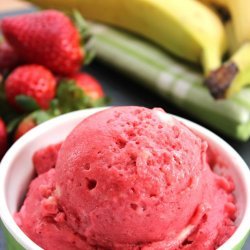 Dairy Free Strawberry Banana Ice Cream