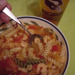 Barbecue Shrimp and Pasta