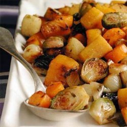 Marsala Glazed Winter Vegetables