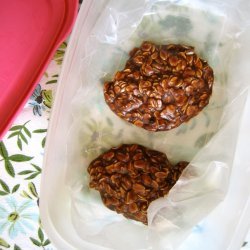 No Bake Chocolate Oatmeal Cookies